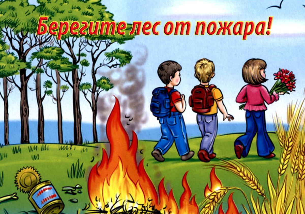 Правила пожарной безопасности в лесу.